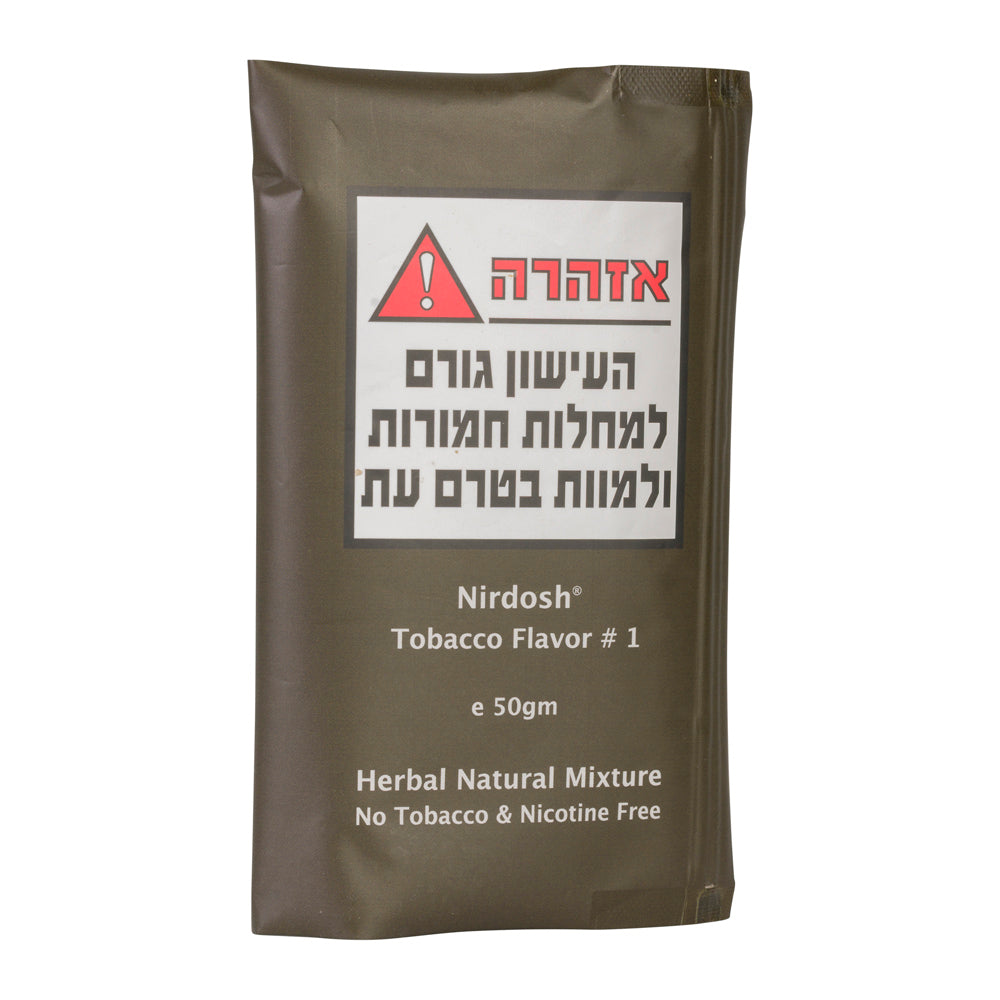 NIRDOSH תערובת צמחים לעישון ללא טבק וללא ניקוטין - 50 גרם
