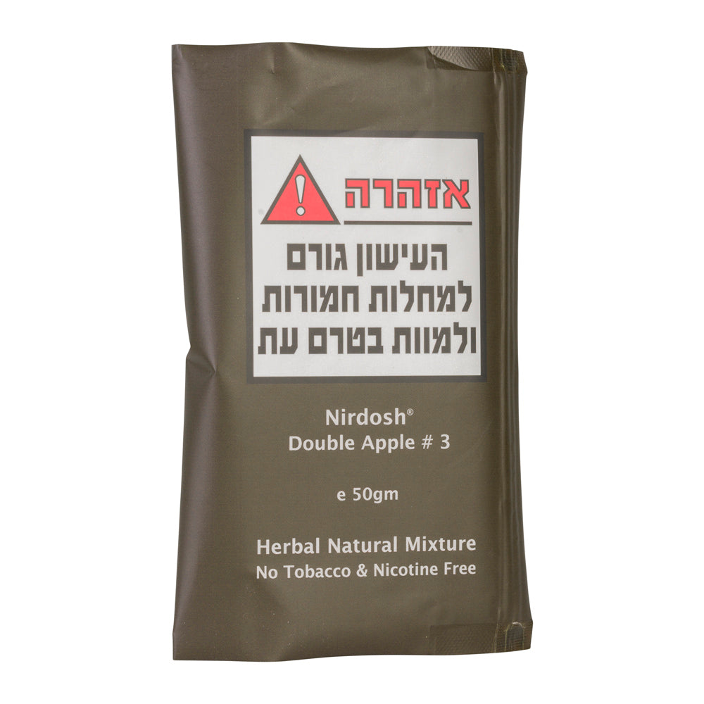NIRDOSH תערובת צמחים לעישון ללא טבק וללא ניקוטין - 50 גרם